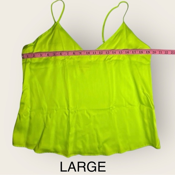 NWT | Ettitude | Signature Sateen Cami Top | Lime Green | Various Sizes - Picture 7 of 12